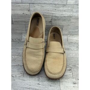 BORN Beige Leather Loafer Driving Moccasin‎ Shoes Women US 9 Euro 40.5